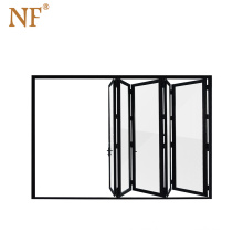 Best Selling Aluminium double glass Bi-Folding Metal Door
